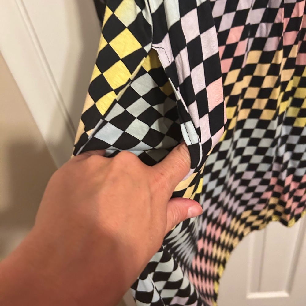 Colorful Checkered Dress - Picture 6 of 6